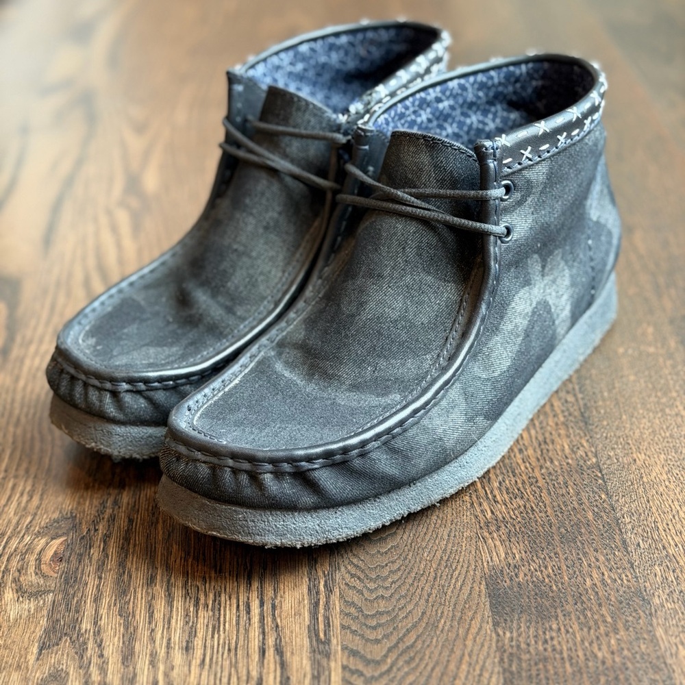 Clark’s Original Wallabee Boots Men’s Denim